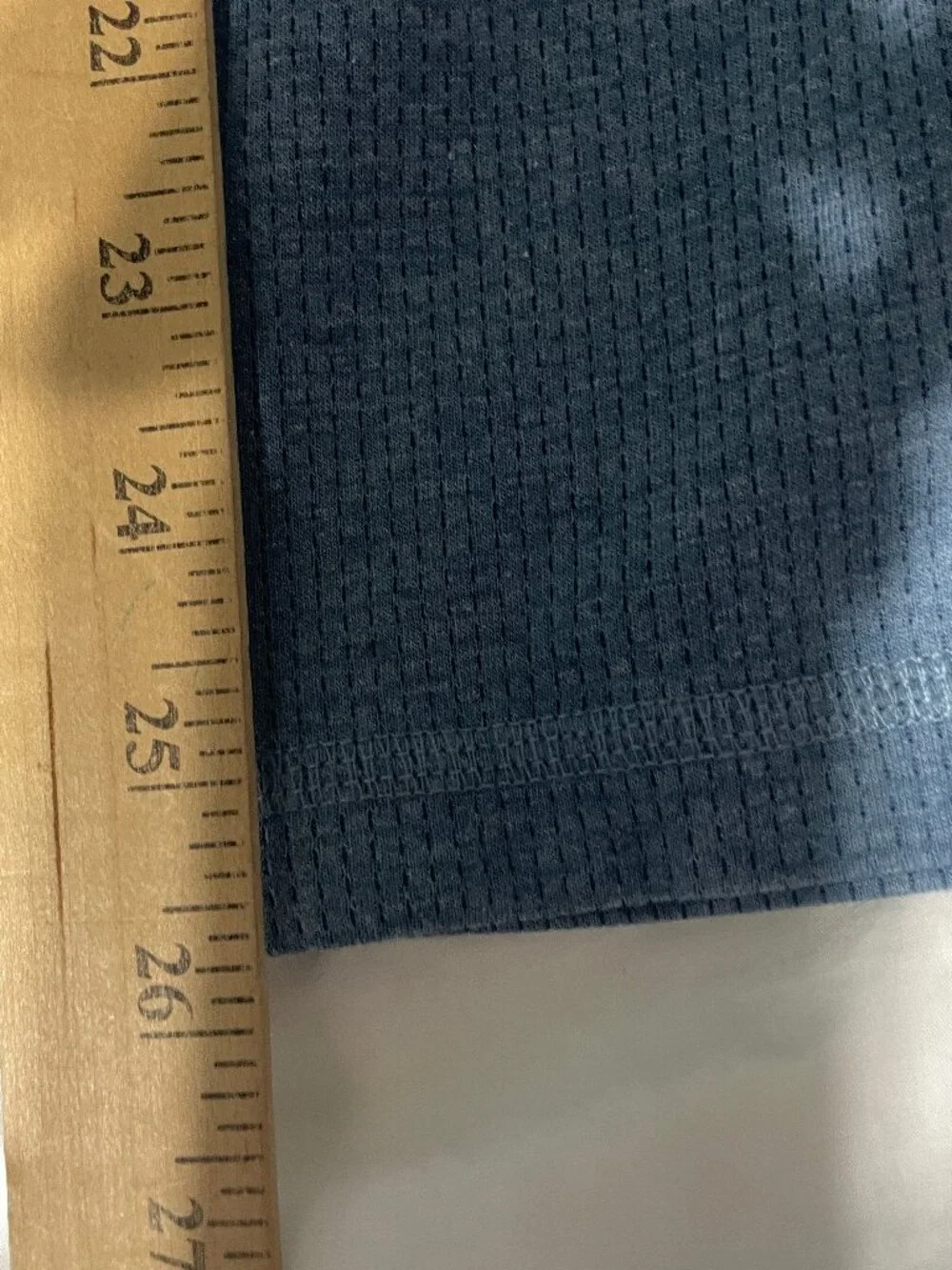 Mens Sz XL J. Crew Blue Heather Performance 1/4 Quarter Zip Long Sleeve Pullover